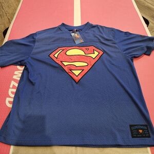 DC Superman/Shoe Palace collaboration football jersey size xl nwt
